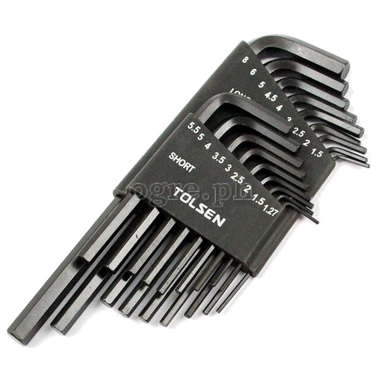 20094 36Pcs Inch & Metric Hex Key Set