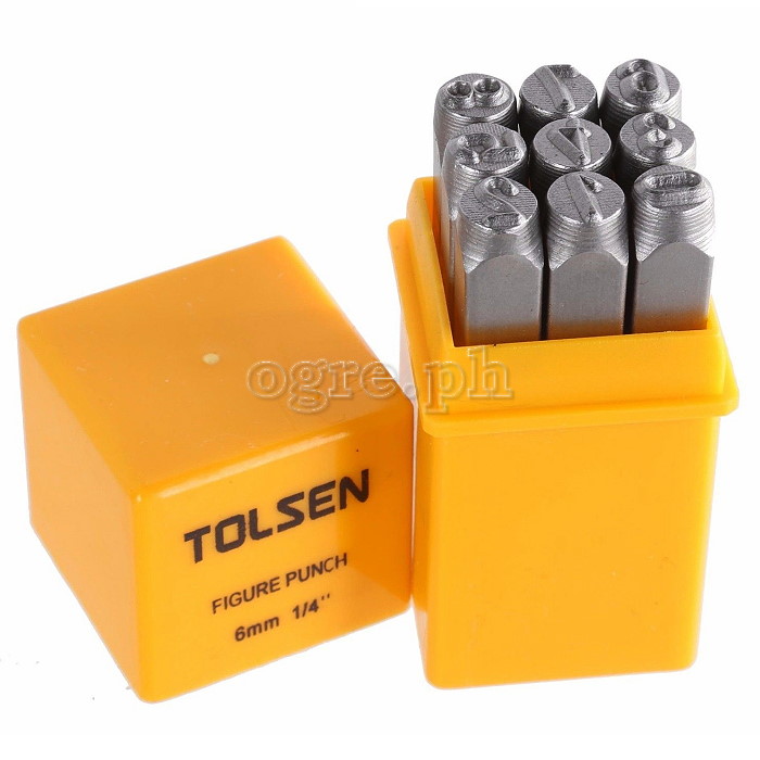 25097 9pcs Numbers Punch Set (6mm)