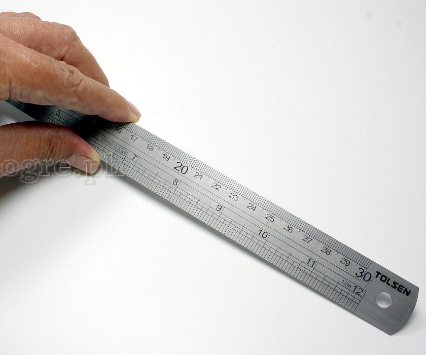 35026 Stainless Steel Ruler 300mm (12”)