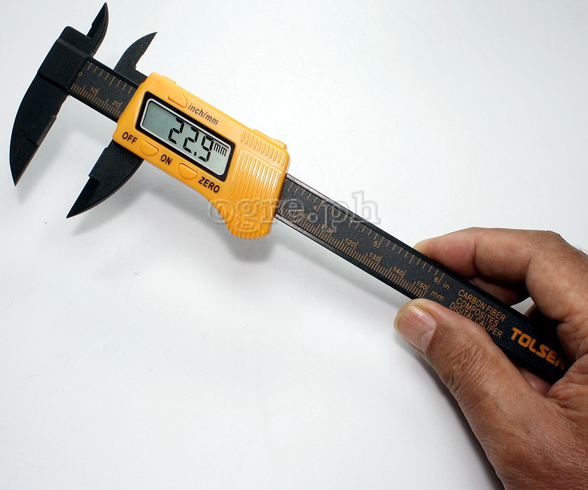 35052 Carbon Fiber Composite Digital Caliper 150mm (6")
