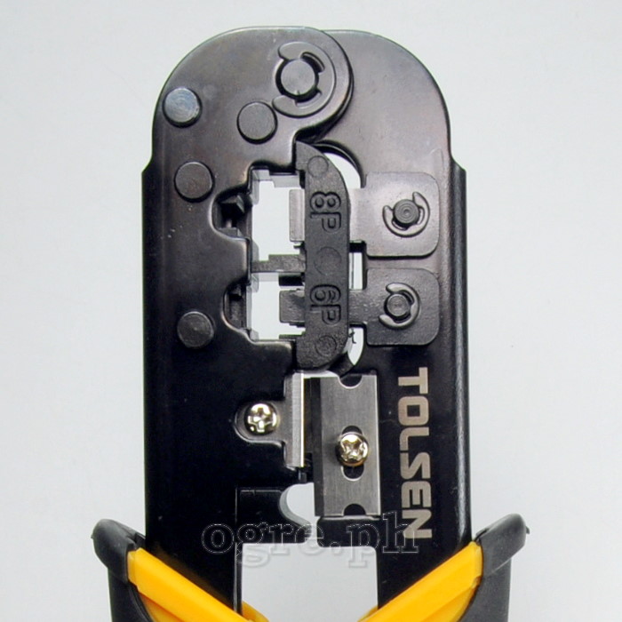 38054 Industrial Ratchet Modular Network Crimping Pliers