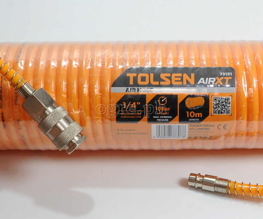 73151 Air Hose with Quick-Release Fittings