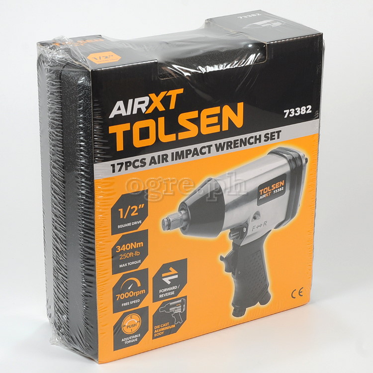 73382 17pcs ½” Air Impact Wrench Kit