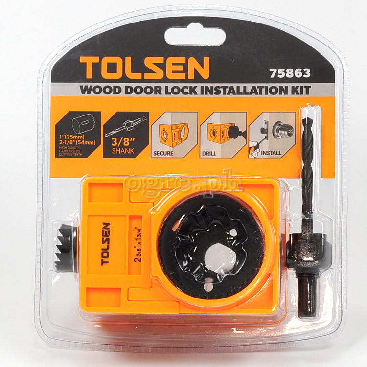 75863 4pcs Door Lock Installation Kit