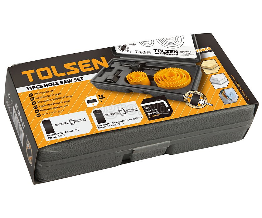 75865 11pcs Hole Saw Set