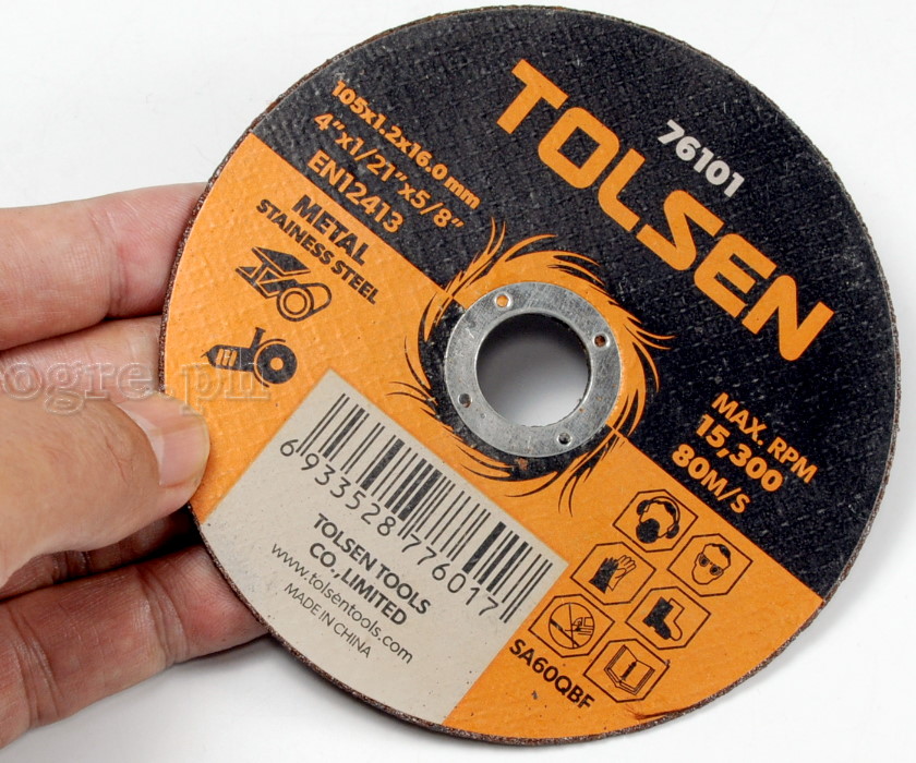 76101 Cut-Off Wheel for Grinder 105mm (4") Pack of 5