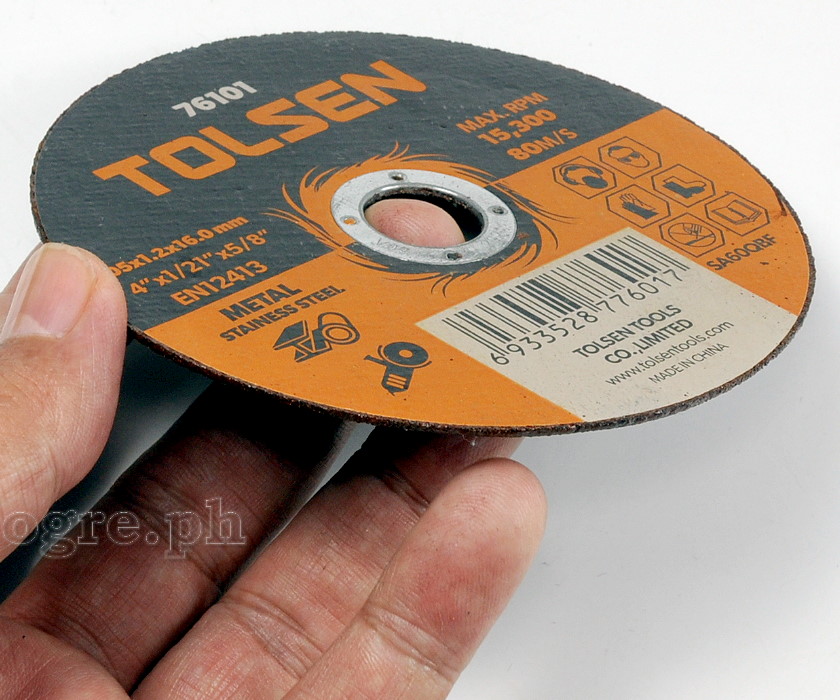 76101 Cut-Off Wheel for Grinder 105mm (4") Pack of 5