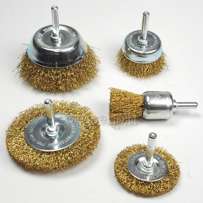 77552 5pcs Industrial Wire Brush Set