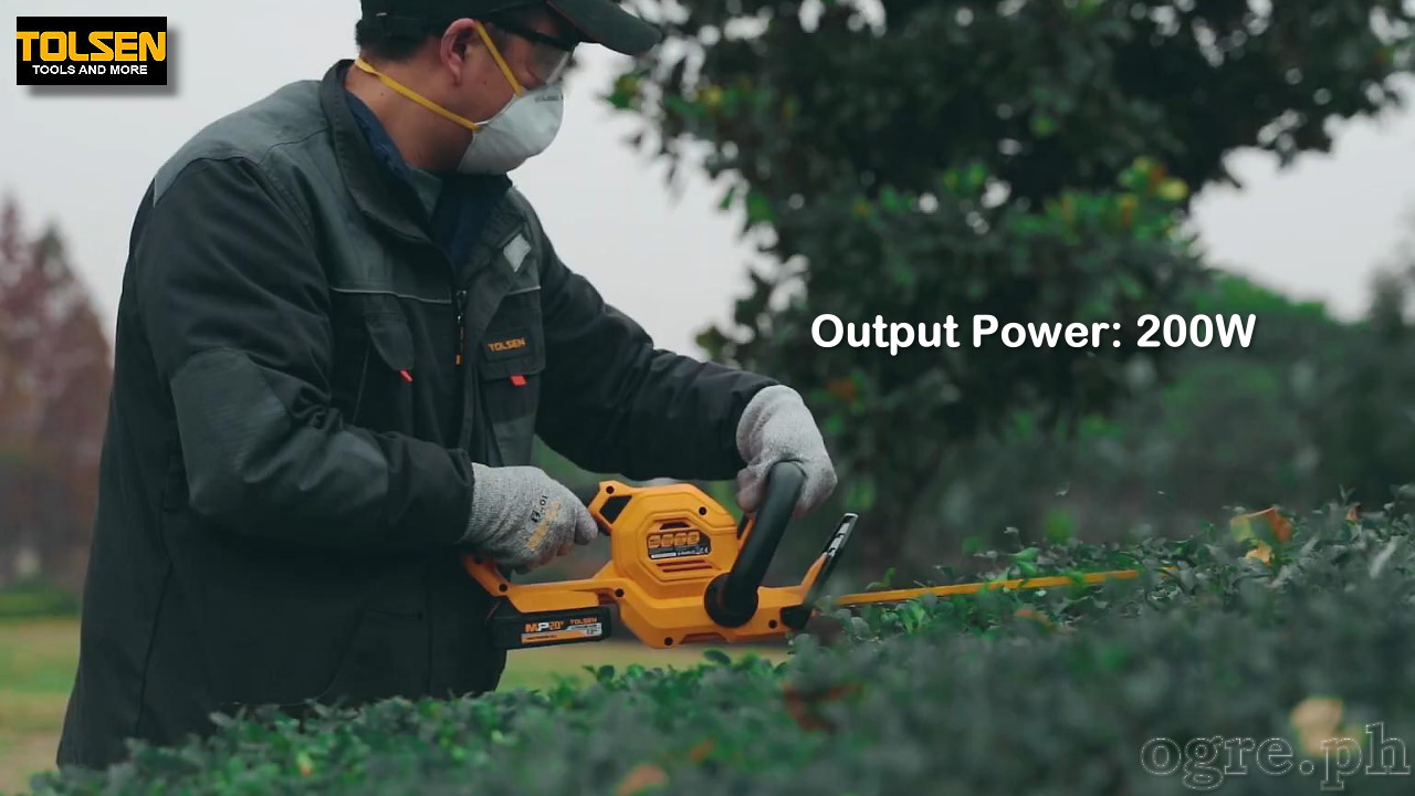 20v 450mm Long Reach Cordless Hedge Trimmer