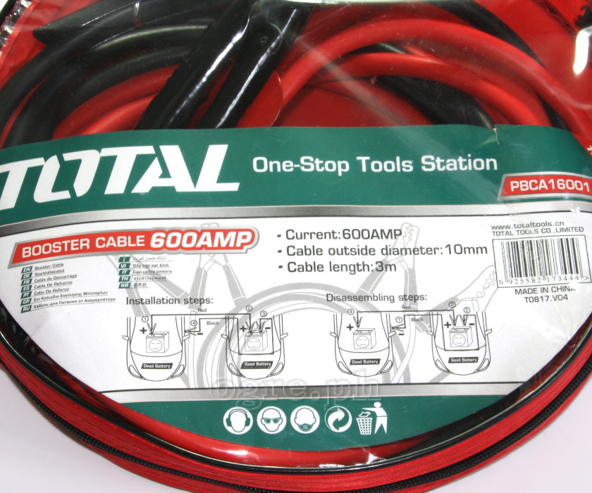 PBCA16001 Booster Cable 600 Amp