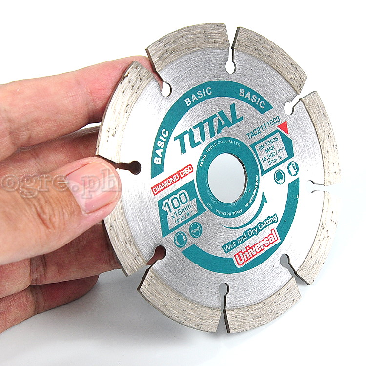 TAC2111003 Wet and Dry Diamond Cutting Disc 100mm