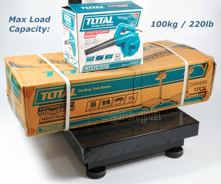 TESA31001 Industrial Electronic Weighing Scale 100kg (220lb)