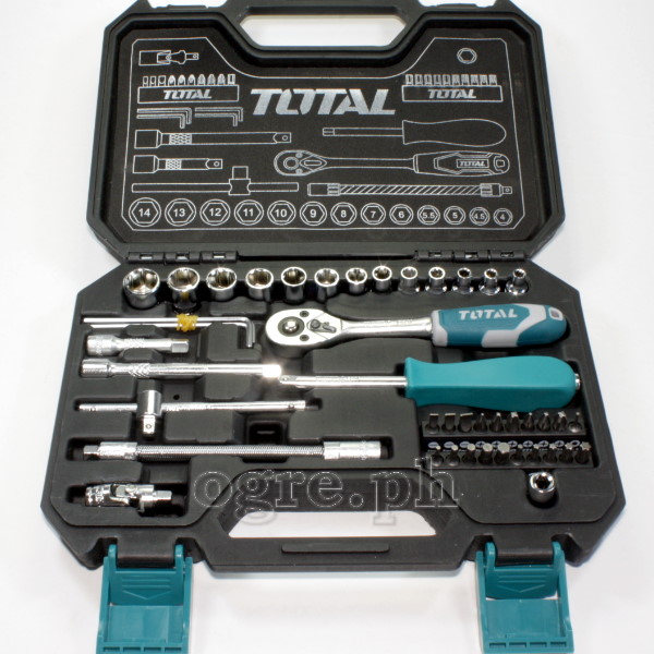 THT141451 45 pcs 1/4″ Drive Socket Set