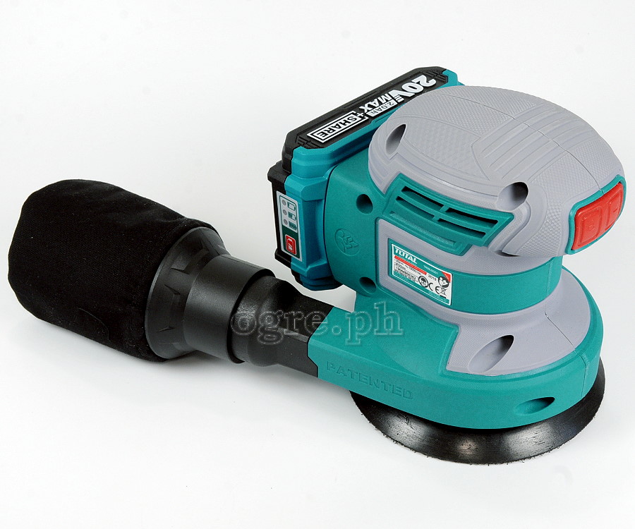TROSLI2001S Cordless Orbital Sander Set (with 20V Lithium-Ion Battery and Charger)