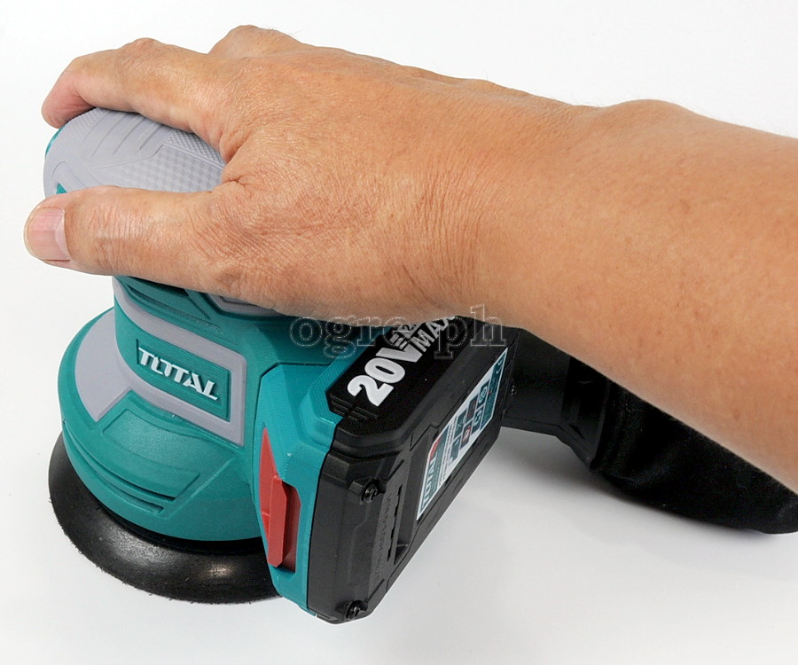 TROSLI2001S Cordless Orbital Sander Set (with 20V Lithium-Ion Battery and Charger)