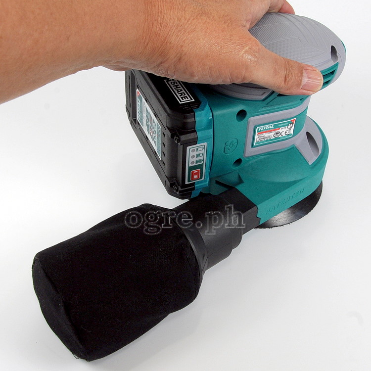 TROSLI2001S Cordless Orbital Sander Set (with 20V Lithium-Ion Battery and Charger)