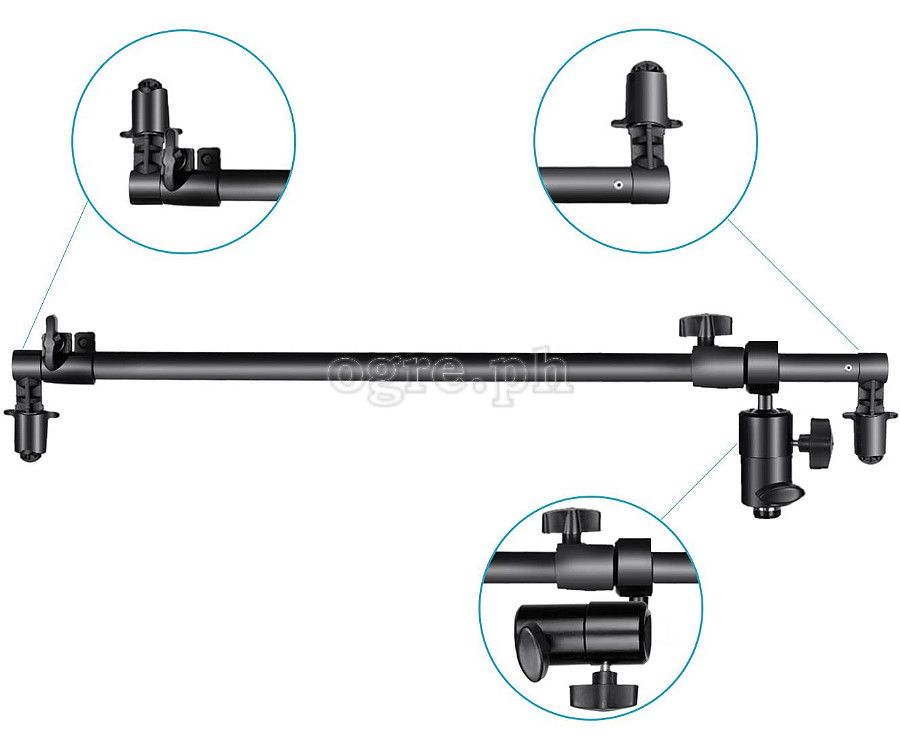 RS-120 Reflector Holder with Swivel Ballhead