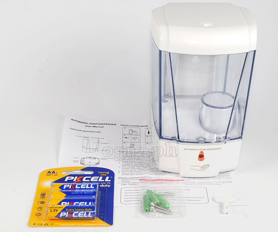YX-WM7LB Automatic Liquid / Gel Soap Dispenser 700mL Wall Mount Battery Model