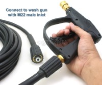 PWH-01 Replacement 10 / 15 meters Pressure Washer Extension Hose with 2 x M22F Fittings (220 bar / 3200 psi )