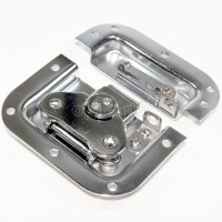 BL02-L Flight Case Medium Butterfly Latch, 102mm x 109mm, with Padlock Hook, 12mm Recess