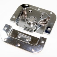 BL02C-L Flight Case Medium Butterfly Latch, 105mm x 112mm, with Padlock Hook, 12mm Recess