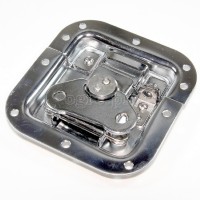 BL02D-L Flight Case Medium Butterfly Latch, 102mm x 109mm, with Padlock Hook, 12mm Recess