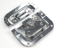 BL02E-L Flight Case Medium Butterfly Latch, w/ Offset w/ Padlock Hook, 105mm x 112mm Chrome