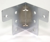 F0135 Flight Case Large Corner Brace Protector 58*60mm, Chrome, Set of 4