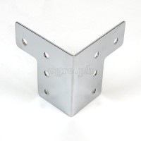 F0235 Flight Case Large Corner Brace Protector 58*60mm, Chrome, Set of 4