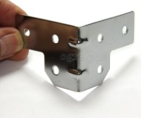 F0535 Flight Case Medium Corner Brace Protector 53*40mm, Chrome,Set of 4