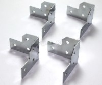F0535 Flight Case Medium Corner Brace Protector 53*40mm, Chrome,Set of 4