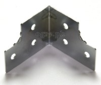 F0535 Flight Case Medium Corner Brace Protector 53*40mm, Chrome,Set of 4