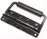 H03P-B Flight Case Small Surface Handle with Grip, 122 x 86mm Black, Set of 2