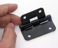 HP06-B Flight Case Small Detachable Lift Off Hinge 57x30mm, Black, Set of 4