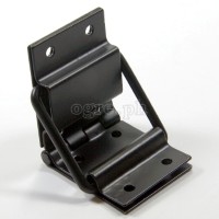 HS08-B Flight Case Small Lid Stay Hinge, 40x95mm, Black, Set of 2