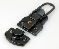TL01-LB Flight Case Large Drawbolt Closure Latch, Key Lockable 90 x 50mm Black