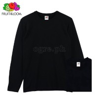 CLS-165B Black Classic Comfort Style Long Sleeves Tee 165gsm 100% Cotton