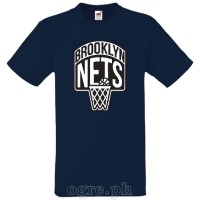 NBA-BKN Brooklyn Nets Logo on Soft Premium 100% Cotton Tee