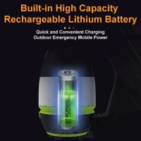 GX-CL033 3-in-1 USB Rechargeable Emergency Flashlight, Camping Lantern, Desk Lamp