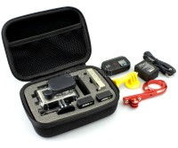 Small Shockproof Storage Case for GoPro, DJI Action, Insta360 Ace, SJCam ~ Black