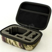 Small Shockproof Storage Case for GoPro, DJI Action, Insta360 Ace, SJCam ~ Camo