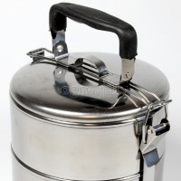 MXQ-5 Stainless Steel Portable 2-Layer Food Container
