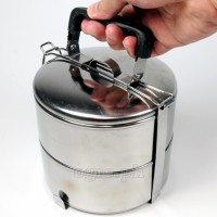 MXQ-5 Stainless Steel Portable 2-Layer Food Container