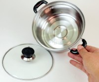 TXQ-2 Stainless Steel Mini Casserole with Glass Lid 18cm (7”)