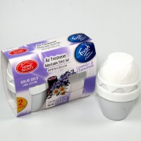 10350 2-Pack 5 oz (141g) Solid Gel Odor Neutralizer ~ Lavender & Chamomile Scent