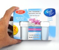 10350 2-Pack 5 oz (141g) Solid Gel Odor Neutralizer ~ Lavender & Chamomile Scent