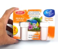 10350 2-Pack 5 oz (141g) Solid Gel Odor Neutralizer ~ Lavender & Chamomile Scent
