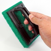BC0076 Green Scrub Sponge with Handle
