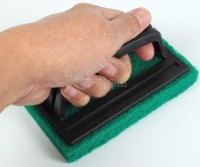 BC0076 Green Scrub Sponge with Handle