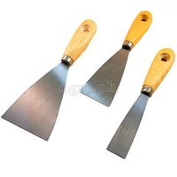 HP0021 3pcs Paint Scraper Set with Wooden Handles